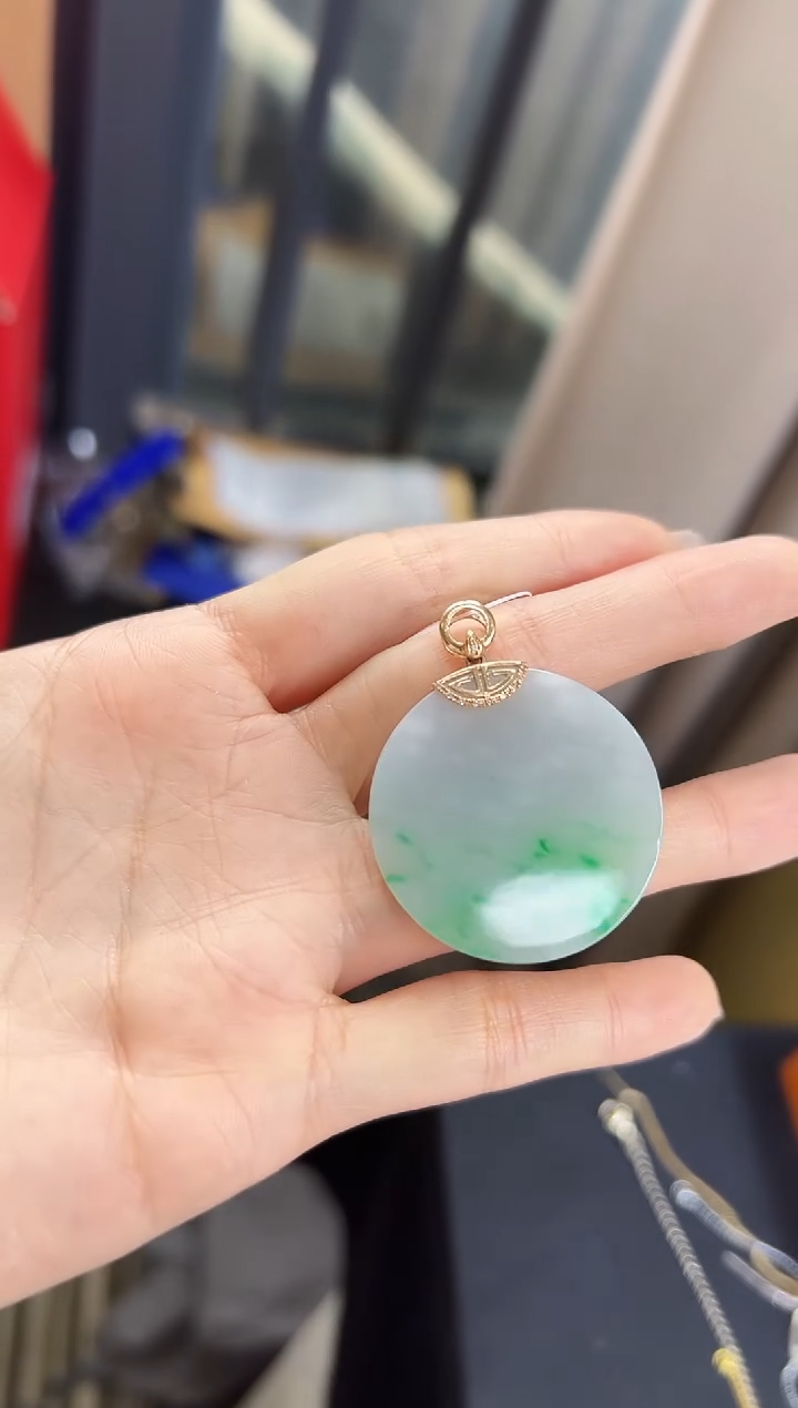 【闪购商品】翡翠颈饰18K金镶嵌DFZ0202-68