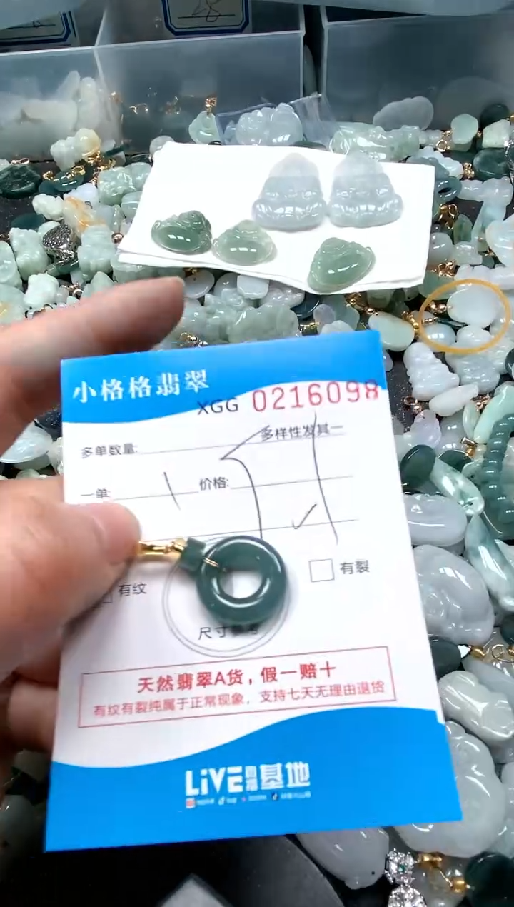 【闪购商品】翡翠颈饰未镶嵌闪购商品0216098