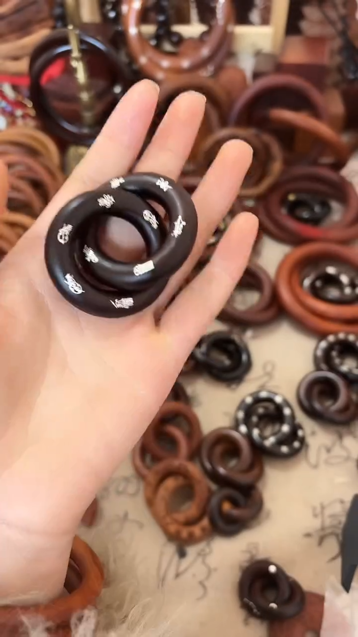 枣木L*乾坤圈一物一拍桃木