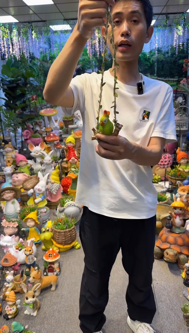 无花朵花园庭院摆件&00&