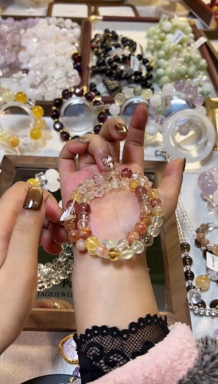 未镶嵌手串水晶【炘喜】天然水晶手串多样性发货 发其一