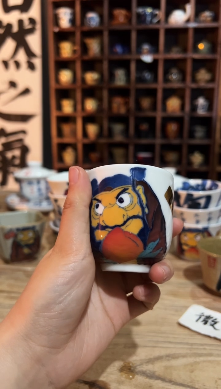 【闪购商品】观云听雨原创手绘茶具