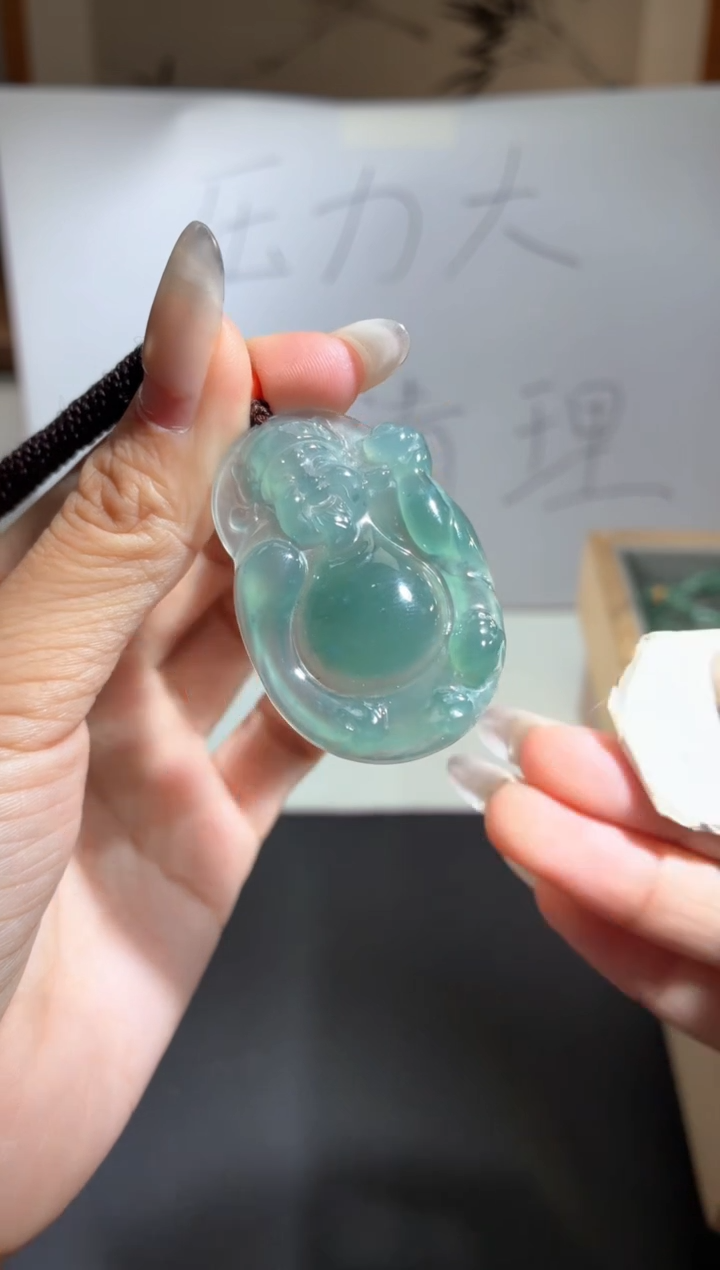 吊坠(不含链)未镶嵌翡翠财神爷