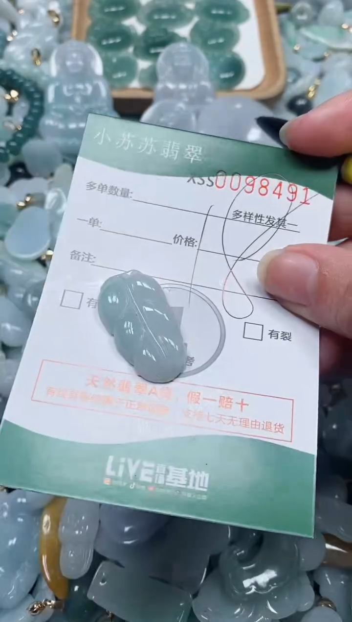 【闪购商品】翡翠颈饰未镶嵌闪购商品0098491
