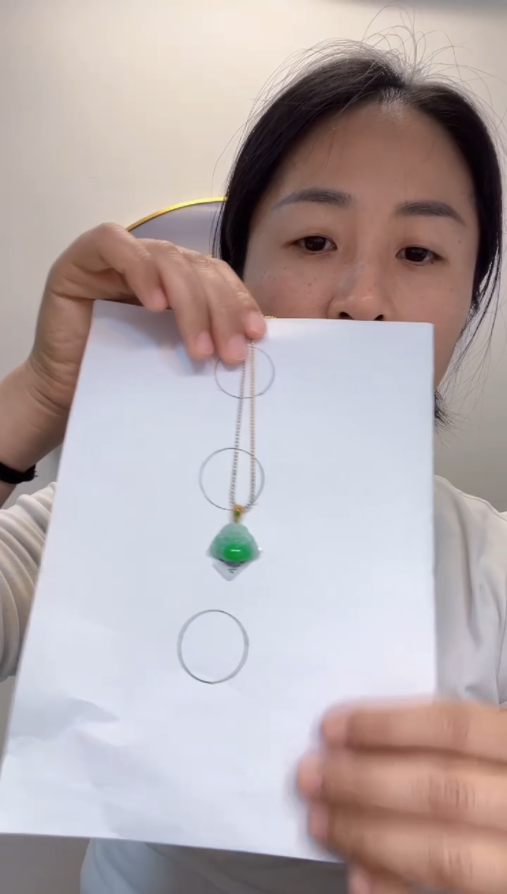 【闪购商品】定制翡翠18K金镶嵌1300元