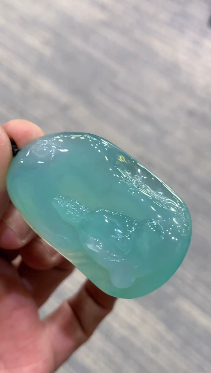 颈饰未镶嵌翡翠天然A货翡翠