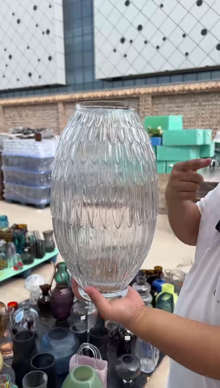 玻璃花瓶用于客厅桌面插花装饰大
