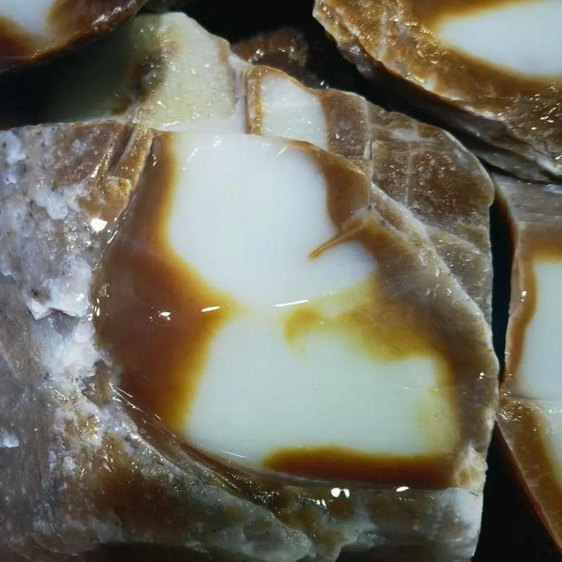 保真新疆和田玉 糖白 糖青白 高清白 且末白玉且末蓝