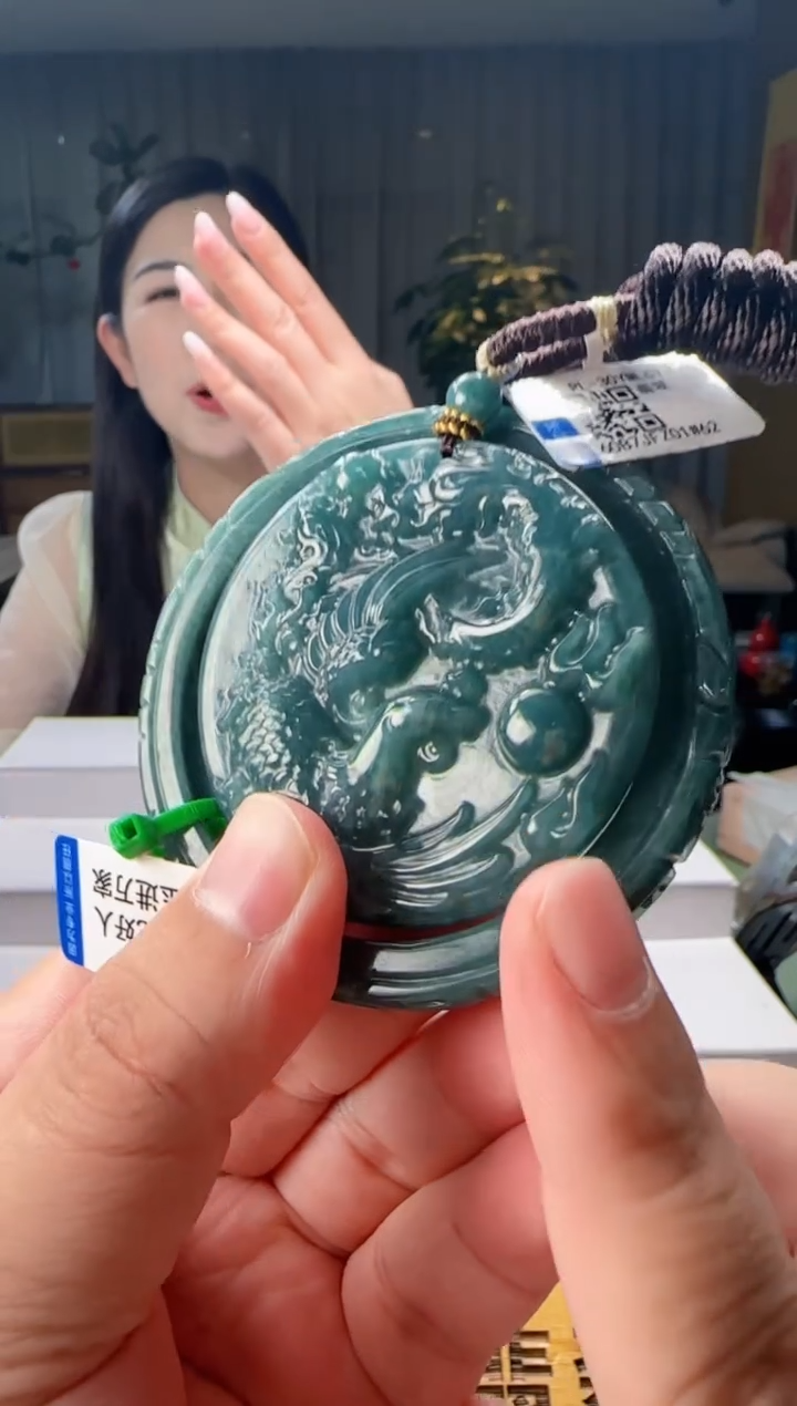 未镶嵌挂件翡翠多样性发其一HH@@60B7JFZ01#62