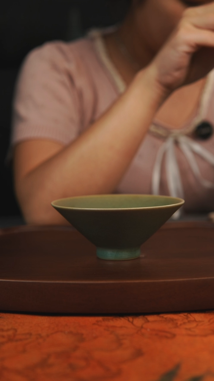 杯子柴烧斗笠杯一级品