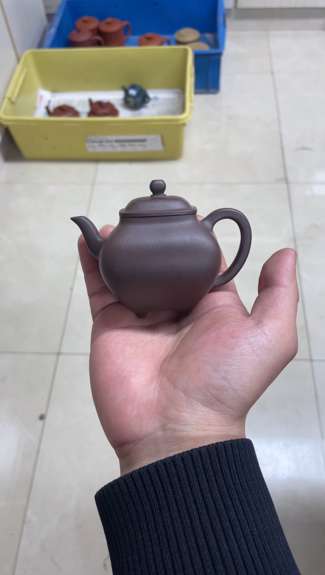 茶壶紫砂紫泥小传炉