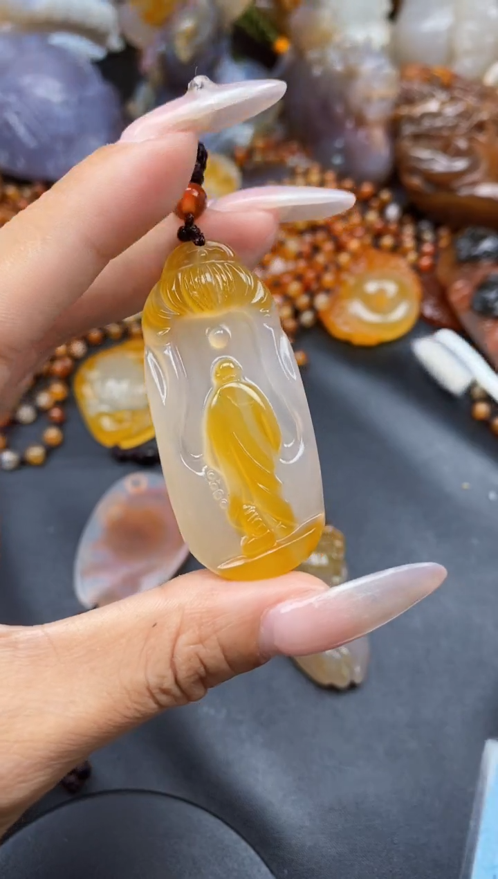 【闪购商品】玛瑙/玉髓颈饰合金ll