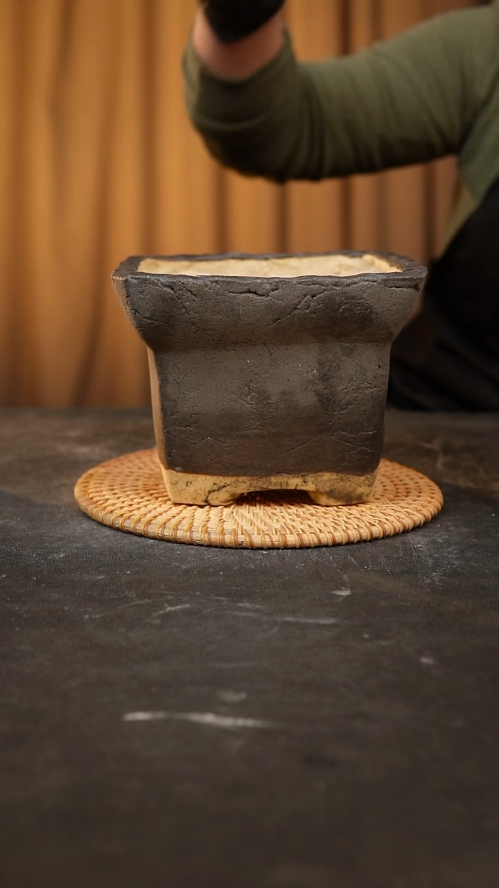 【闪购商品】瓷片泥泥陶瓷花盆 