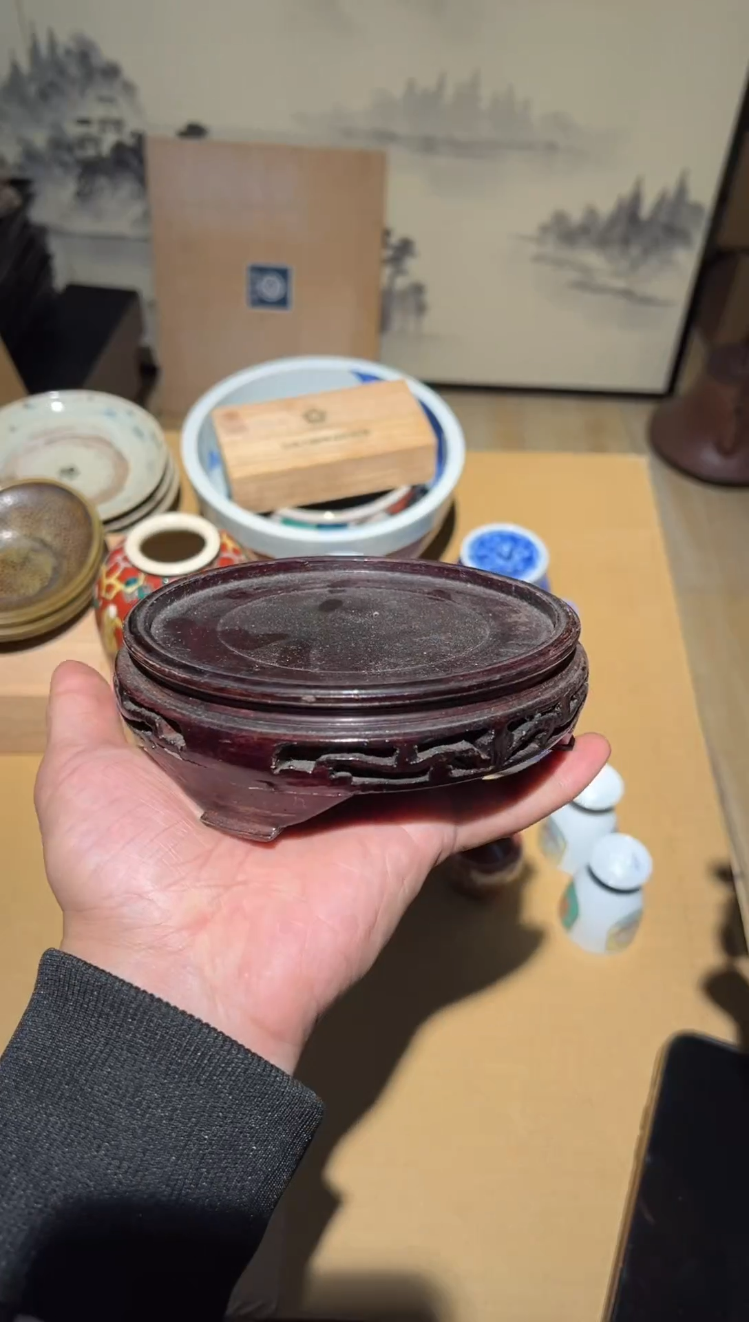 木A4041木制中古周边/裂纹