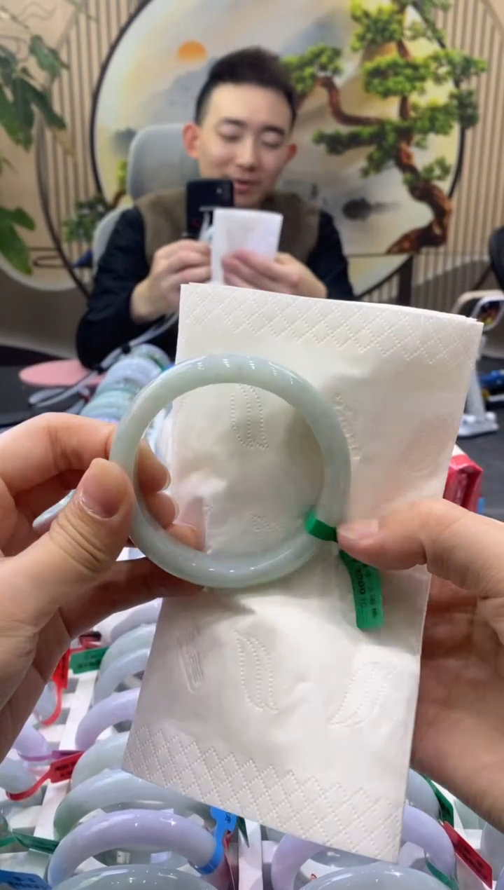 未镶嵌手镯翡翠3187