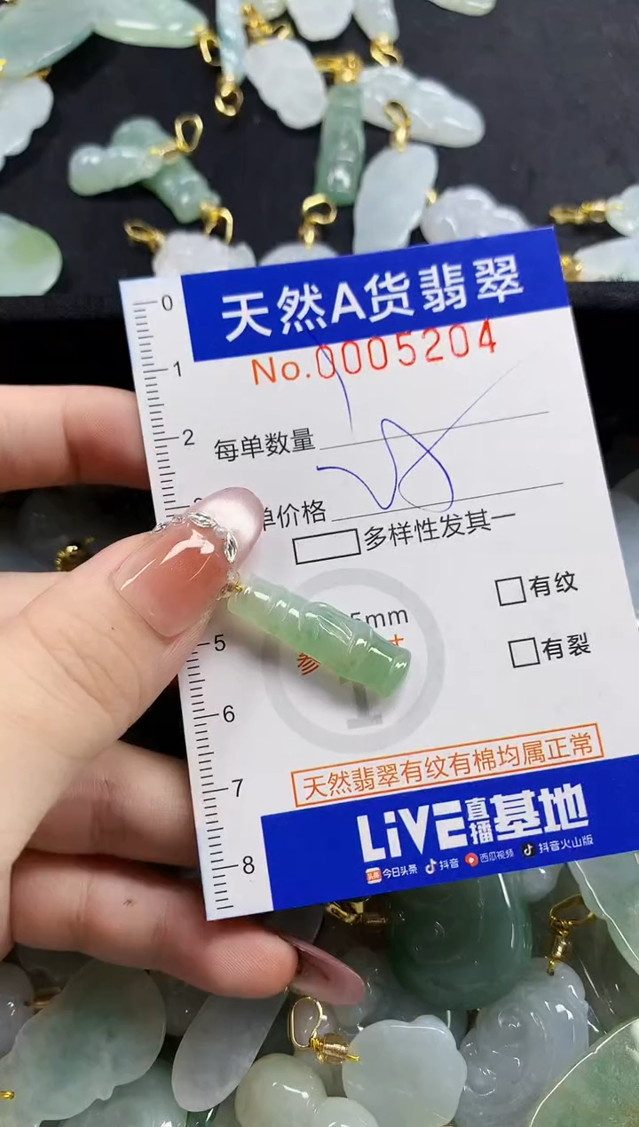 颈饰未镶嵌翡翠天然A货翡翠