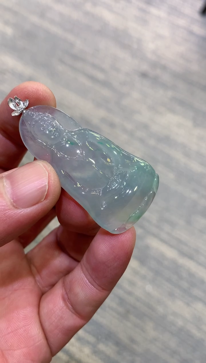 颈饰未镶嵌翡翠天然A货翡翠