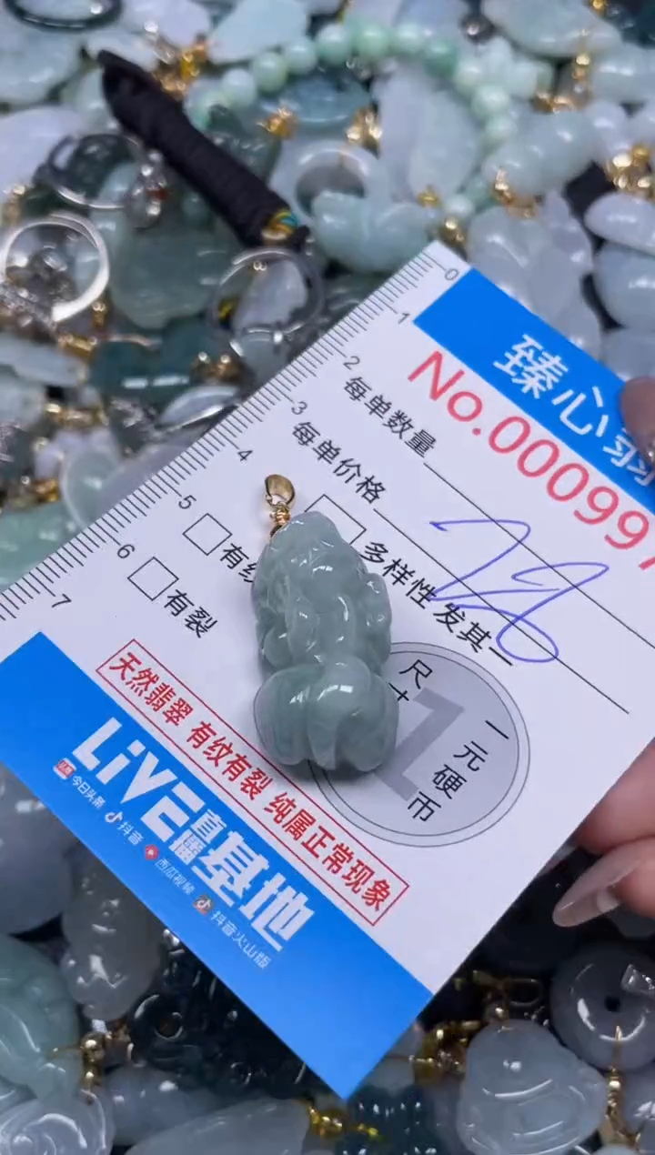 颈饰未镶嵌翡翠9979