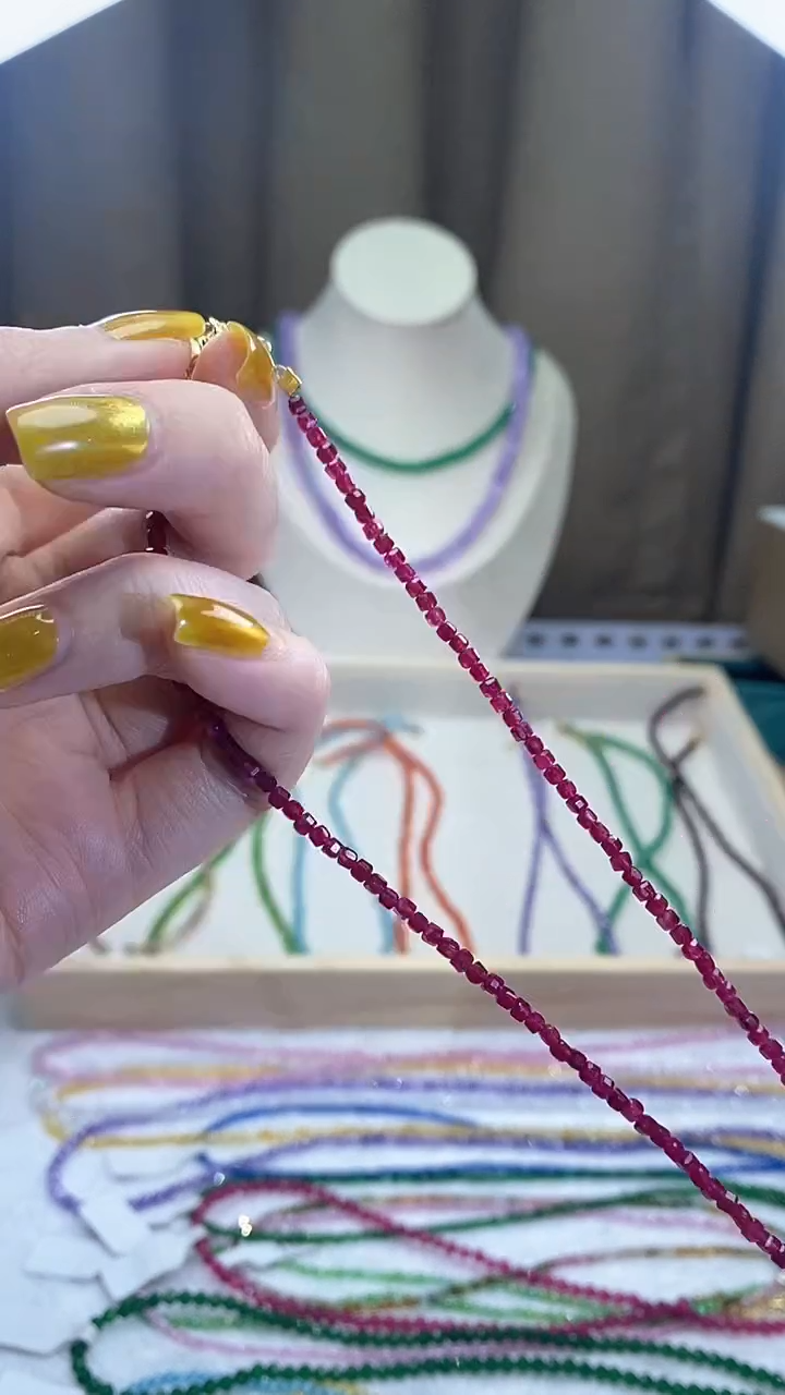 【闪购商品】红宝石项链14K金镶嵌诗宁甄选珠宝SYZB63