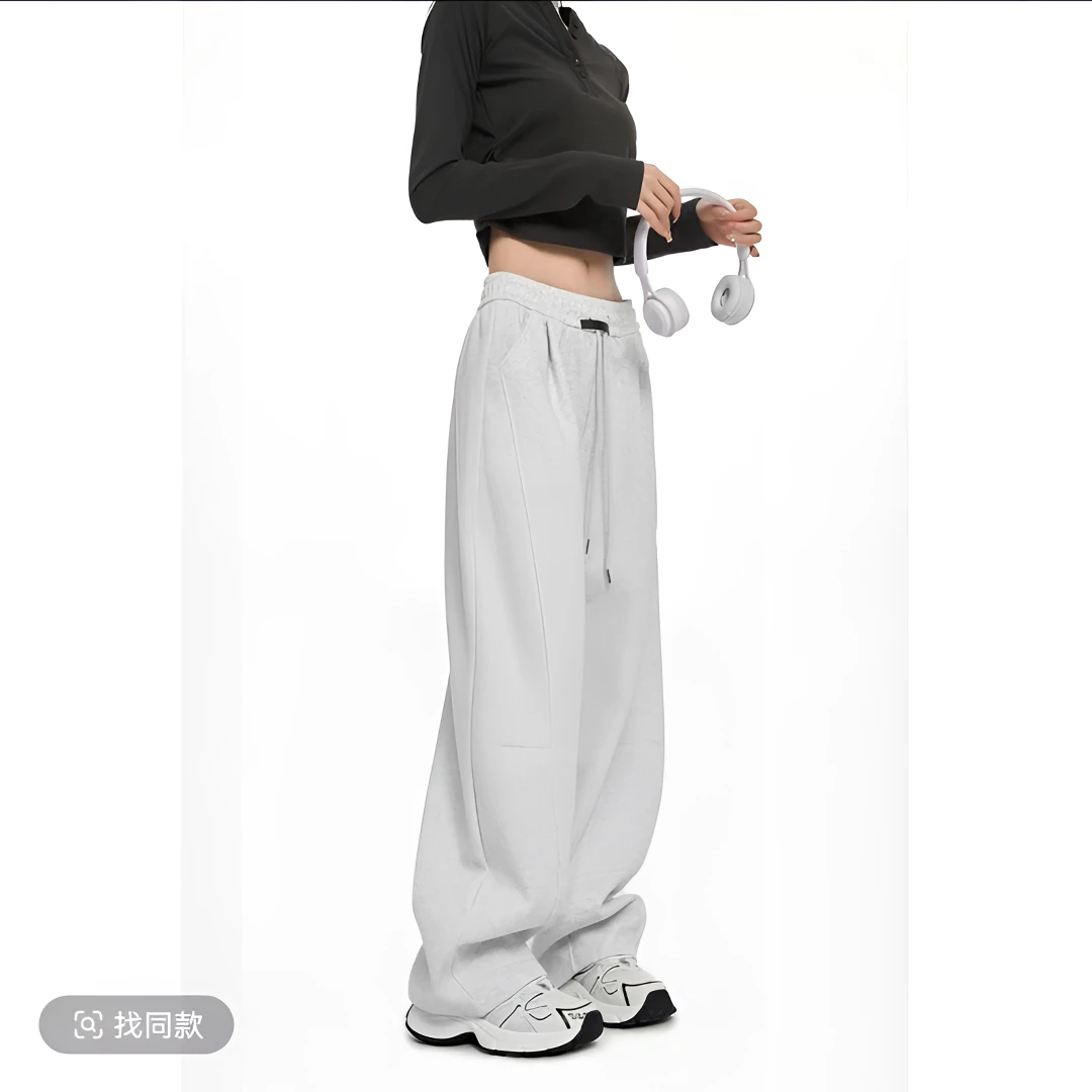 【金标品质】2025年新款黑标弯刀裤女春秋高腰显瘦镰刀运动休闲卫裤