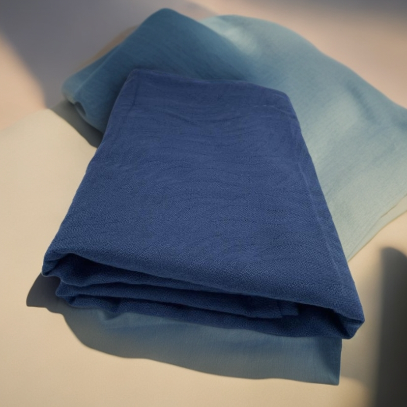 航空蓝色防阻燃毛毯（一毯多用）