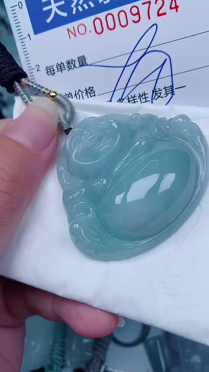 翡翠未镶嵌颈饰00009724