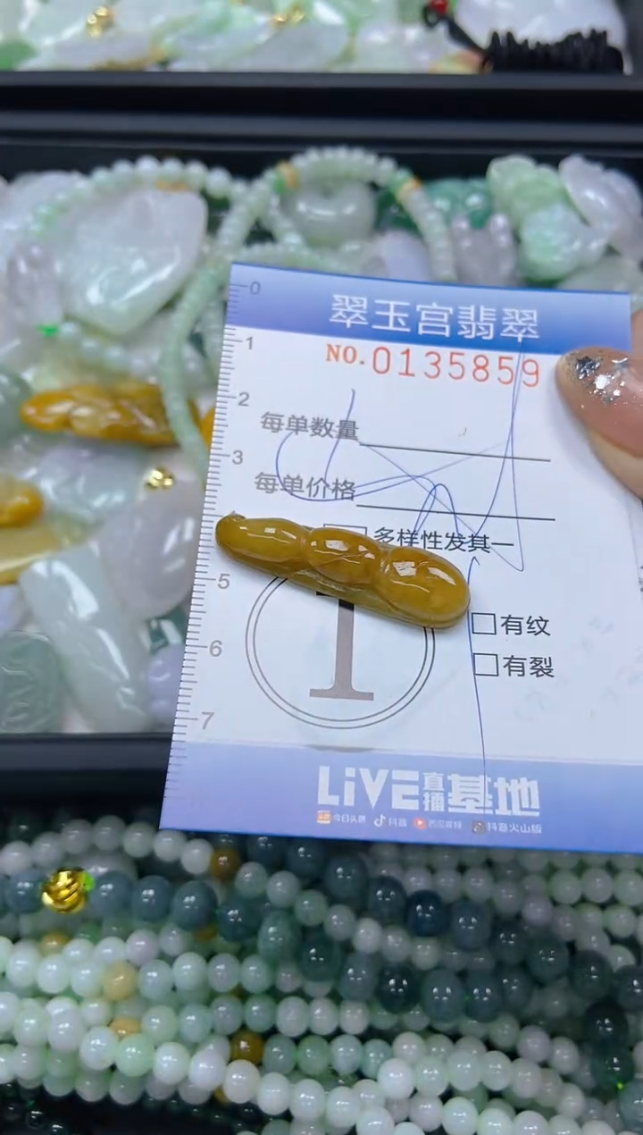 翡翠未镶嵌颈饰闪购0135859