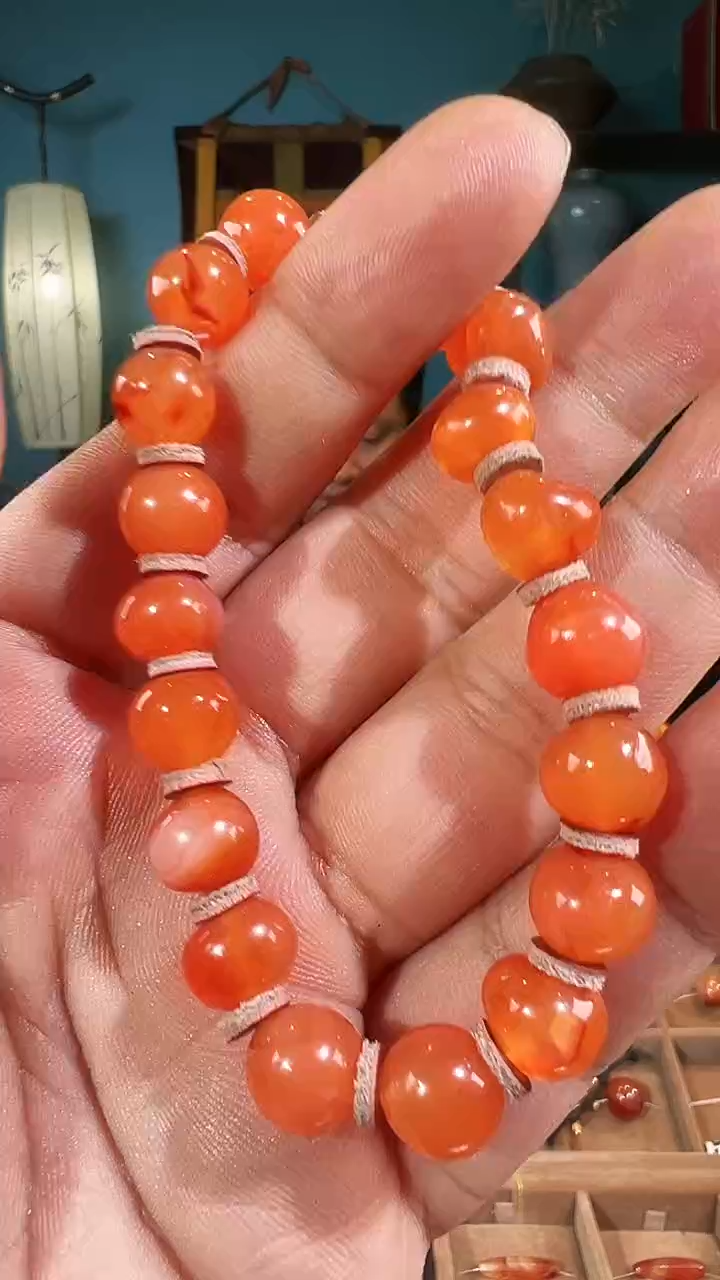 【闪购商品】玛瑙/玉髓手串未镶嵌单圈