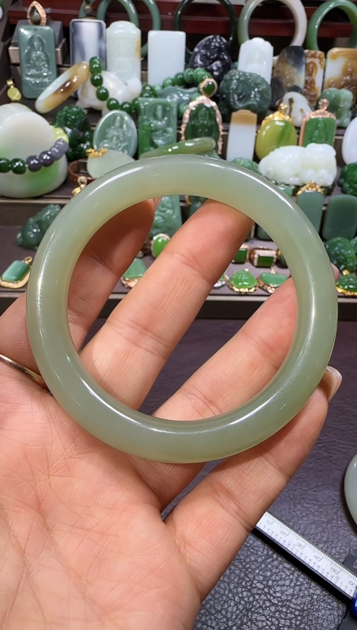 未镶嵌和田玉挂件晴*【宏1223】60