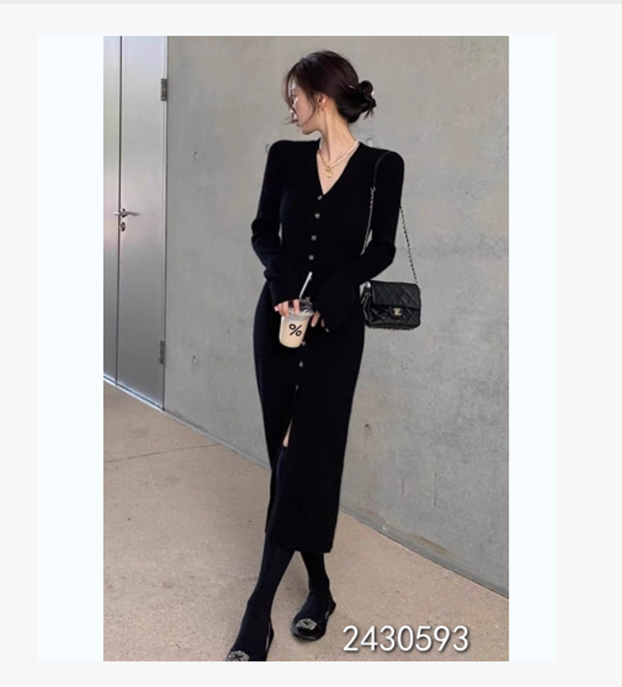 小妳XiaoNi———（冬款针织长裙2430593）