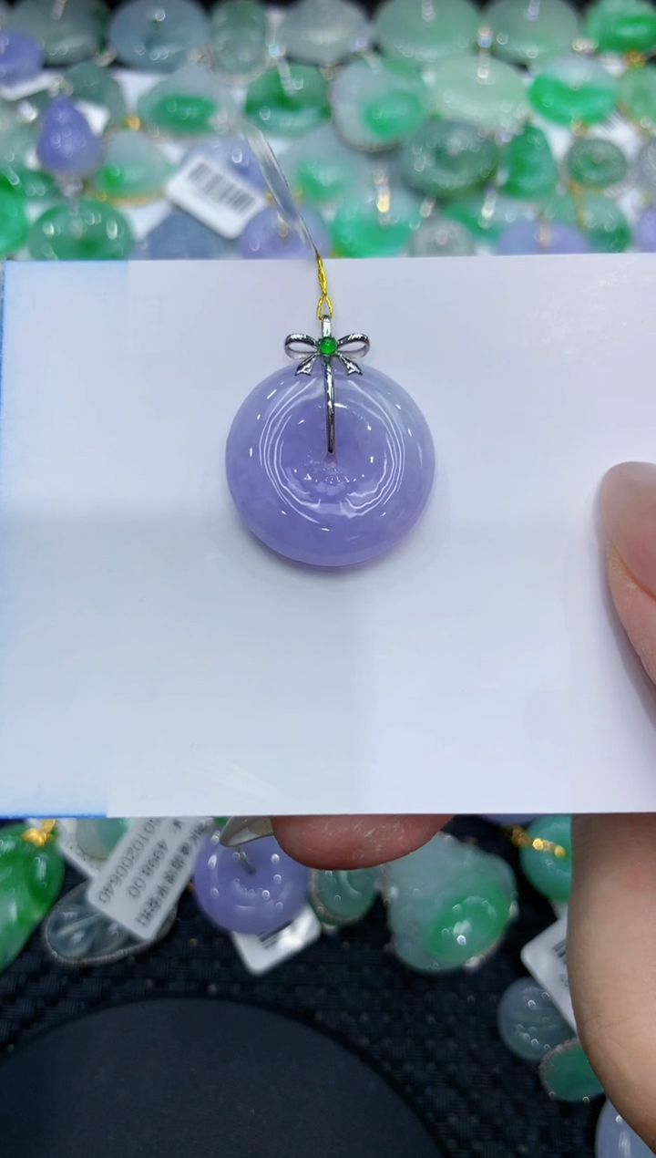 【闪购商品】翡翠颈饰18K金镶嵌222222222