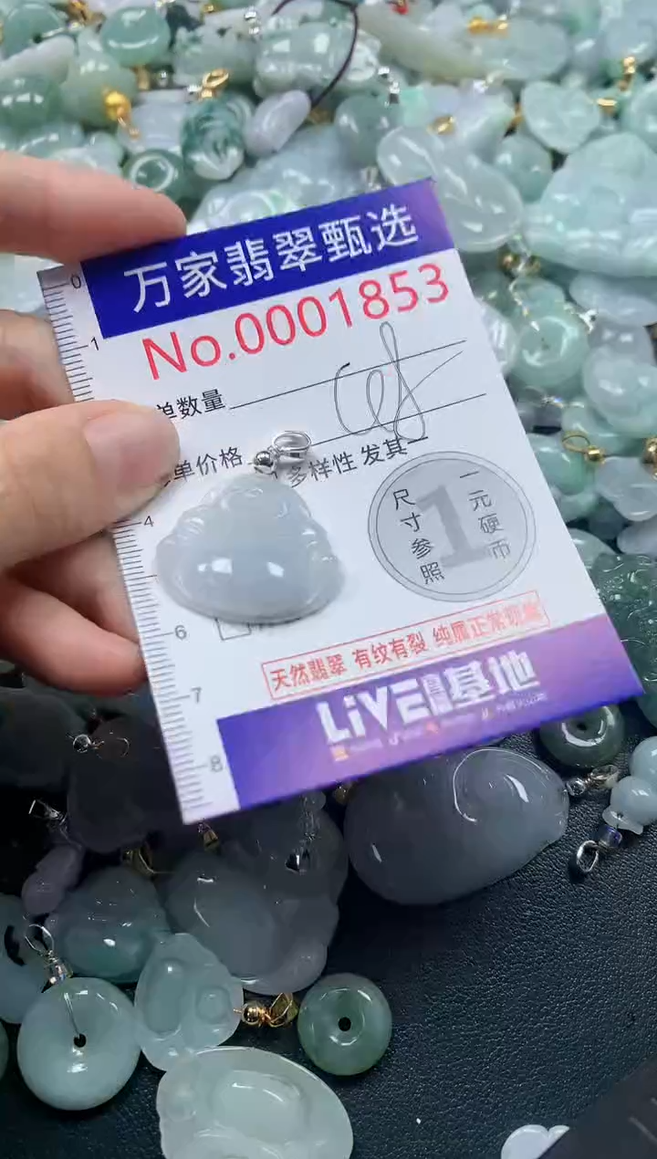 吊坠(不含链)未镶嵌翡翠1853