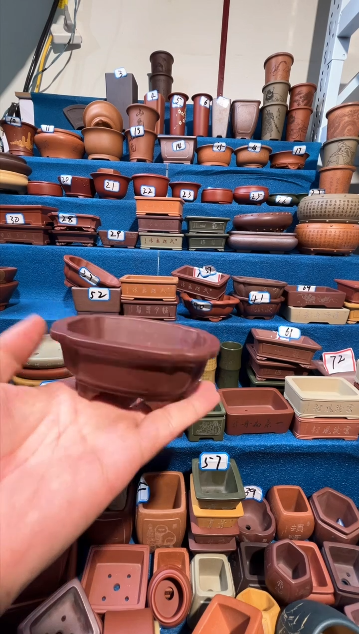 【闪购商品】紫砂紫砂花盆9.5*7.5*3