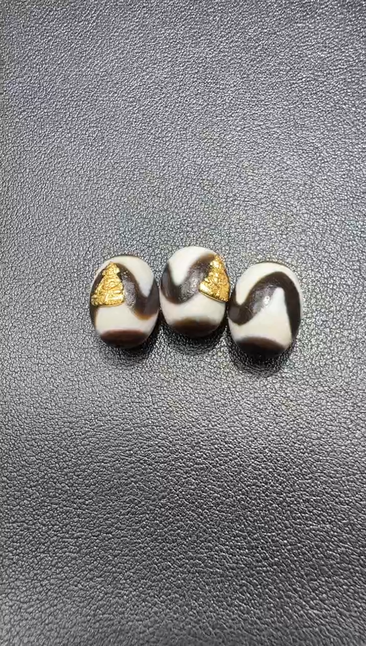 【闪购商品】玛瑙/玉髓珠子未镶嵌虎牙珠子（一件发货）