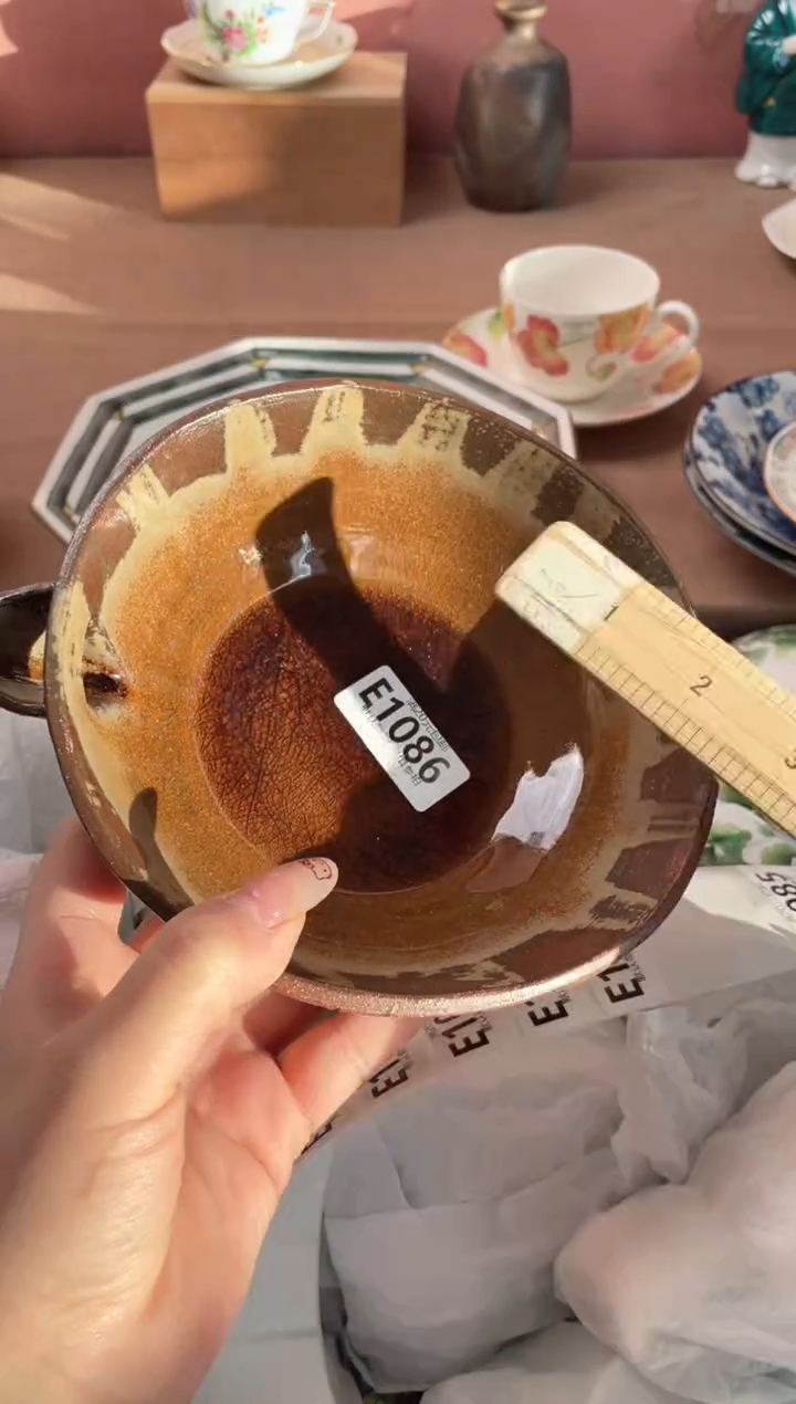 瓷片橦**汀瓷器瓷器E1086
