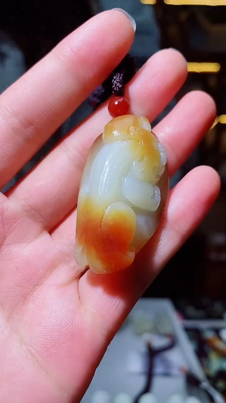 和田玉未镶嵌挂件1