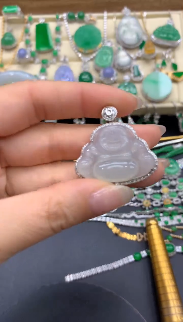 【闪购商品】翡翠颈饰18K金镶嵌262-中国好珍宝