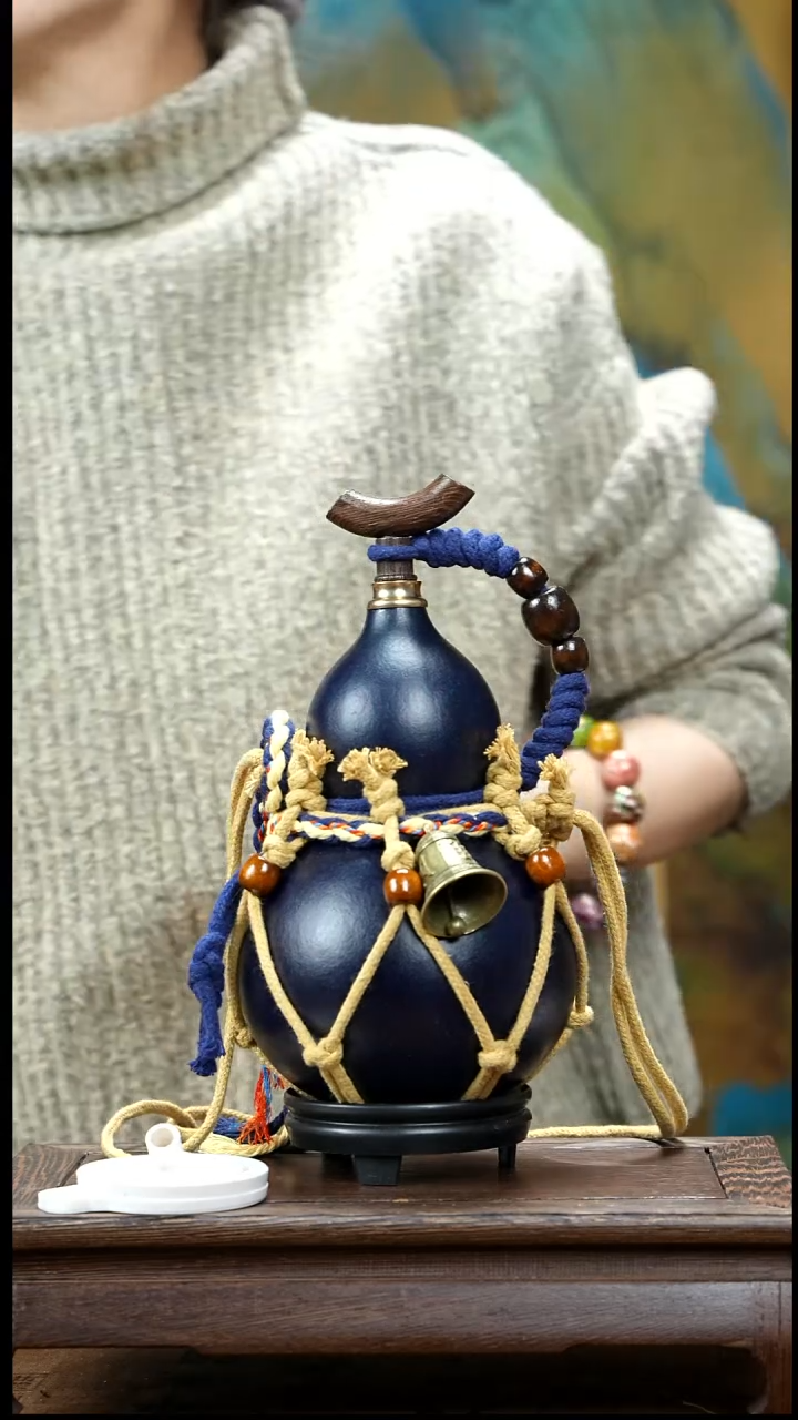 XQ018网兜款酒葫芦不包手串(一物一拍）（现货现发）