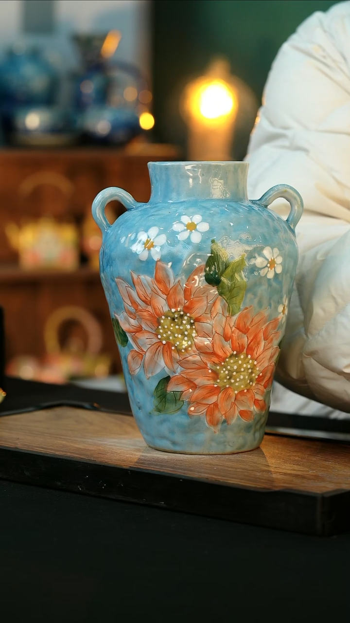 【闪购商品】杯手绘心瓷陶瓷浮力