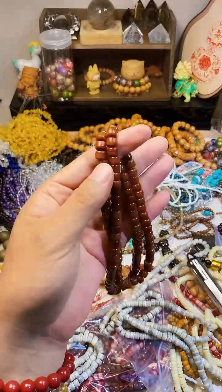 非洲檀香手串/手链牛骨8*6