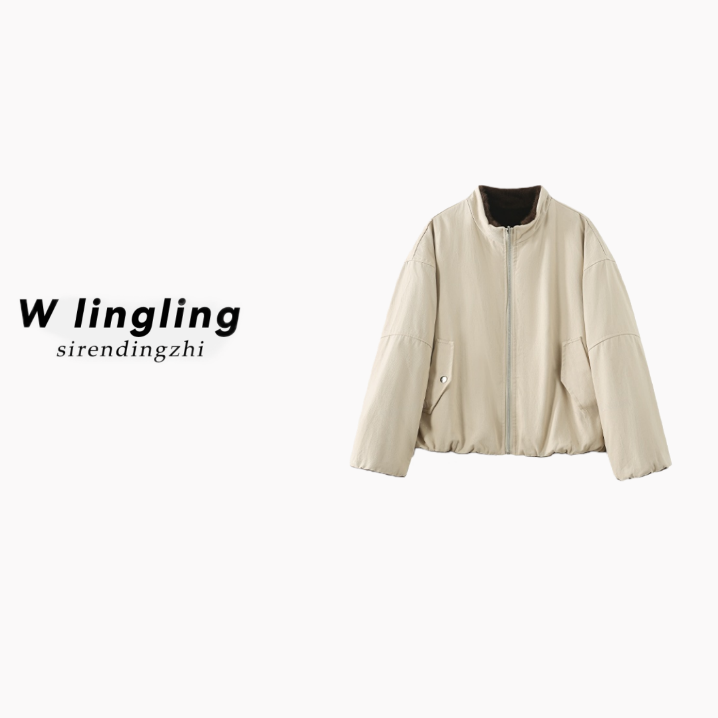 “闺蜜款”冬季两面穿加厚女士外套DD068