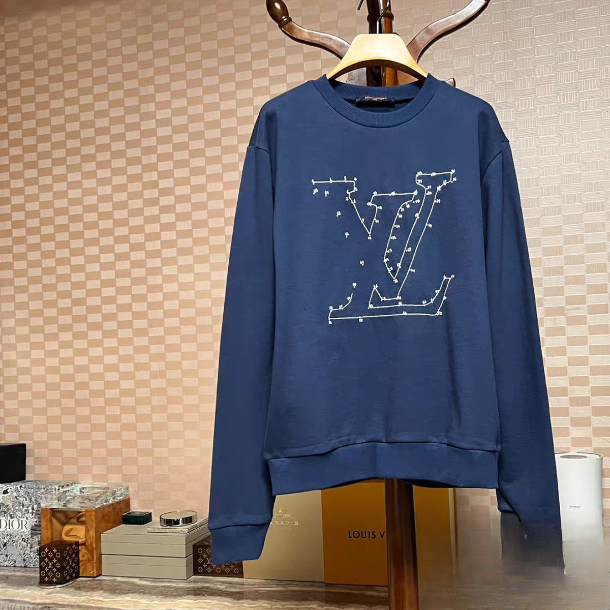 未使用 LouisVuitton/路易威登 双双臻选/vv02689/lv卫衣/s码