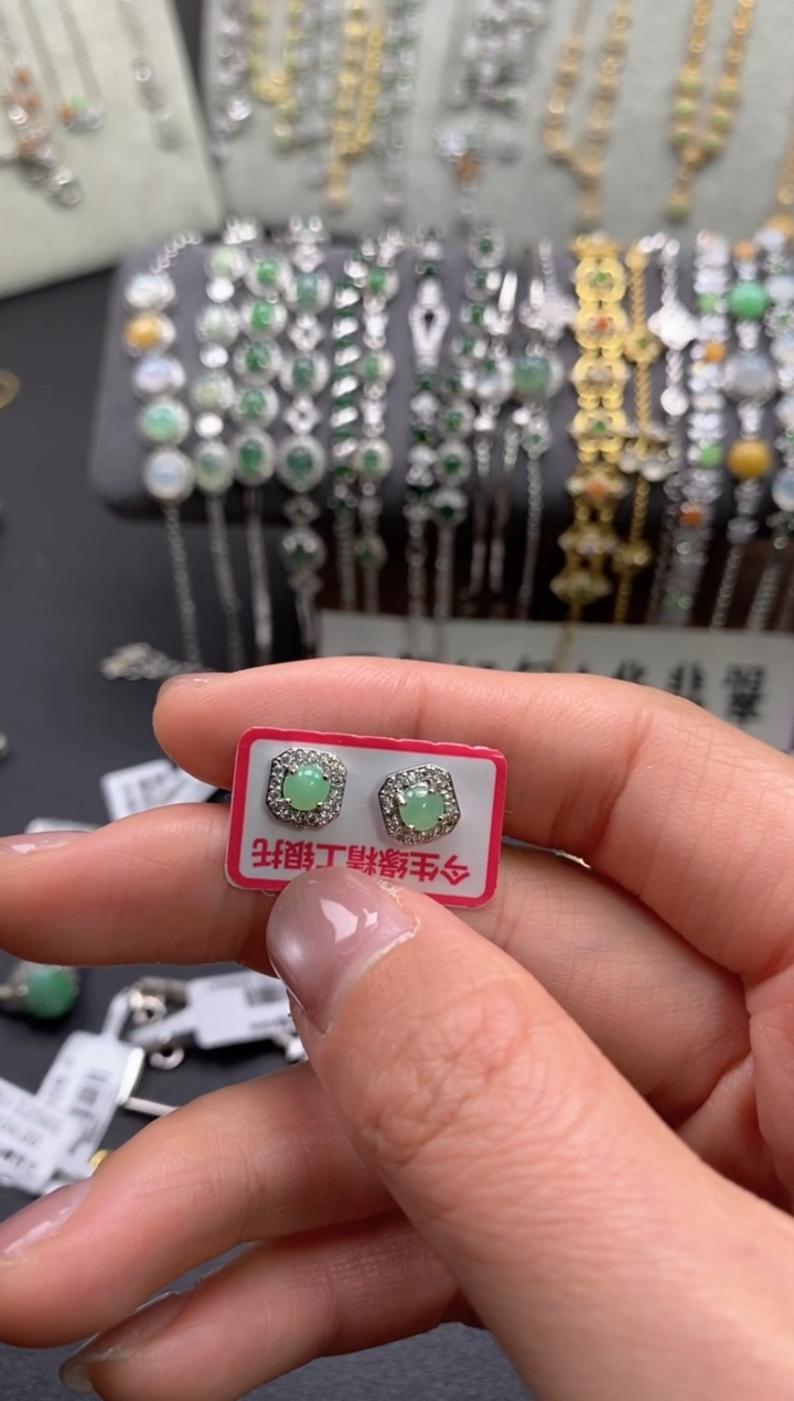 【闪购商品】翡翠戒指银S925镶嵌11111--1