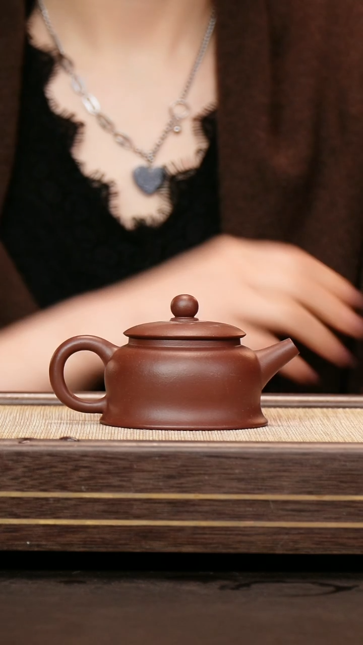 茶壶紫砂云根料 圣手壶150cc