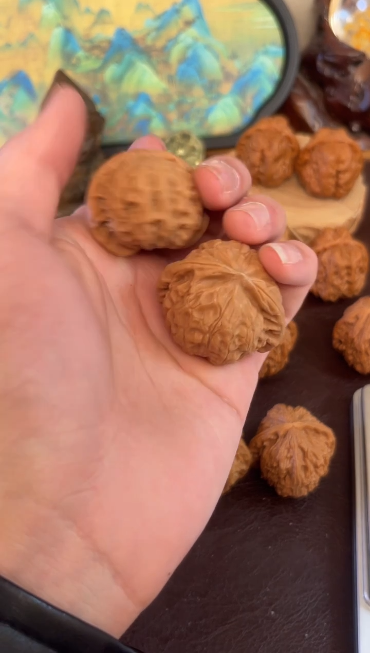 吊坠文玩核桃38宫灯