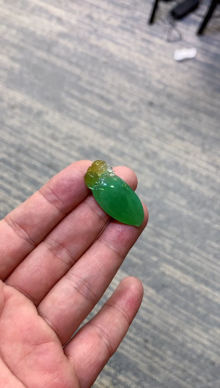 颈饰未镶嵌翡翠天然A货翡翠