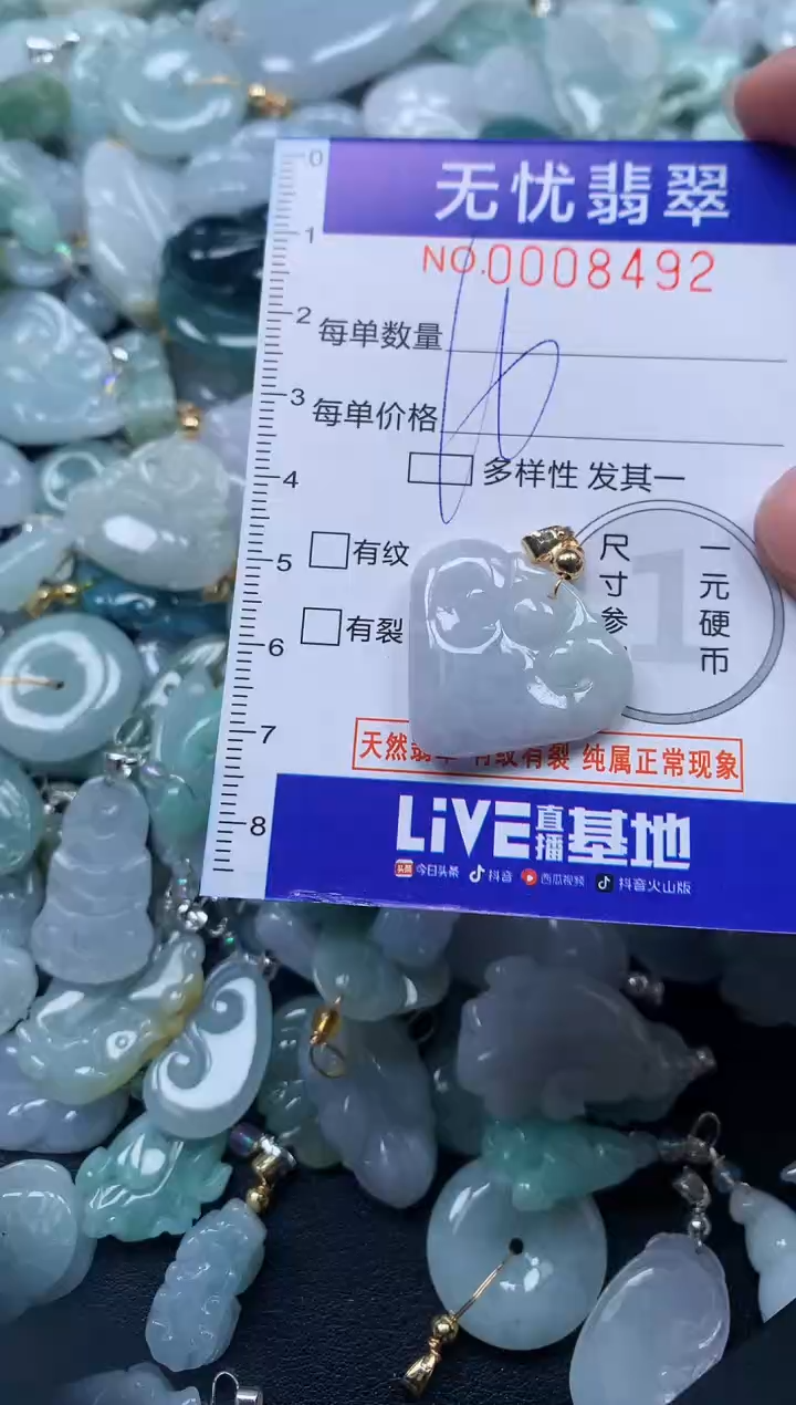 颈饰未镶嵌翡翠8492