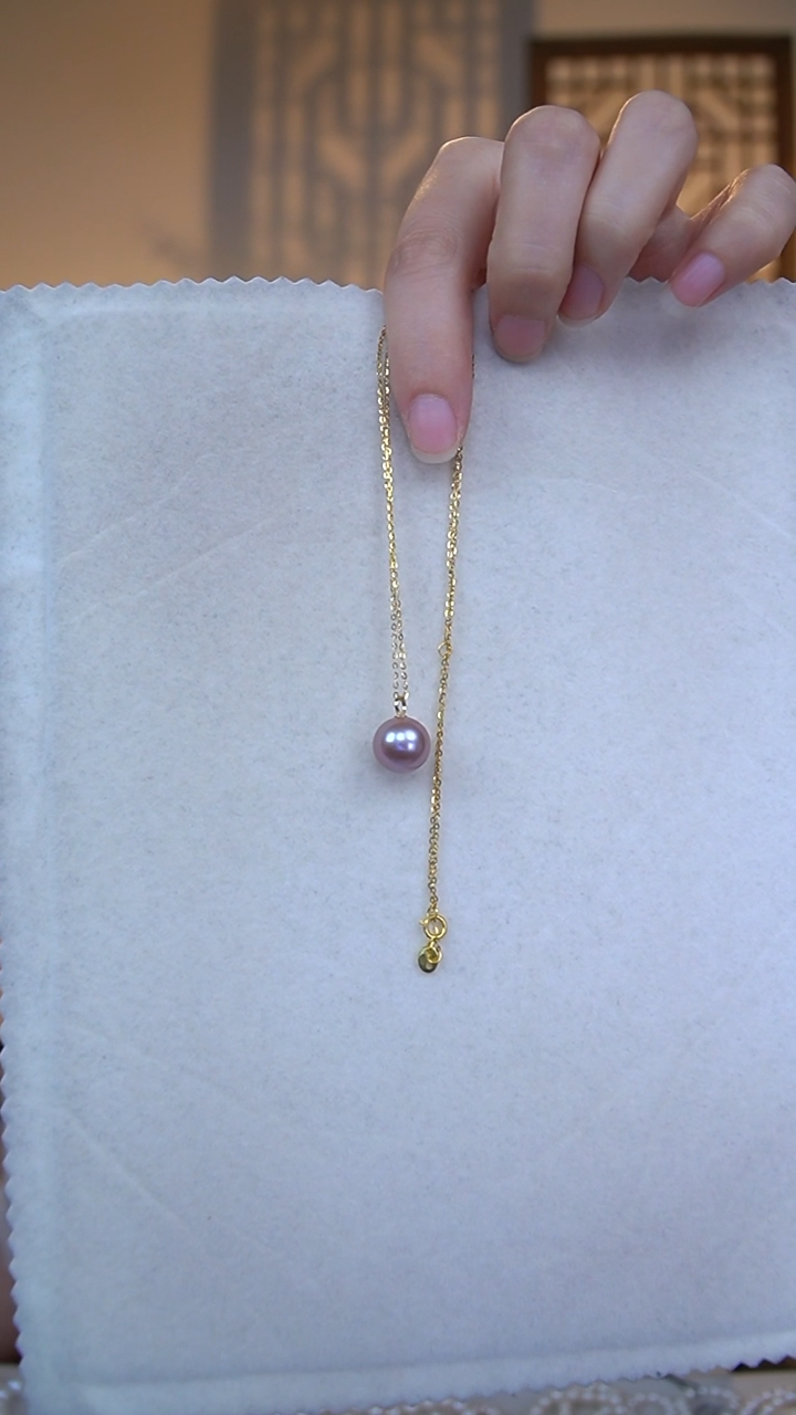 淡水珍珠未镶嵌吊坠(赠链)吊坠（赠银链）10-11FD016