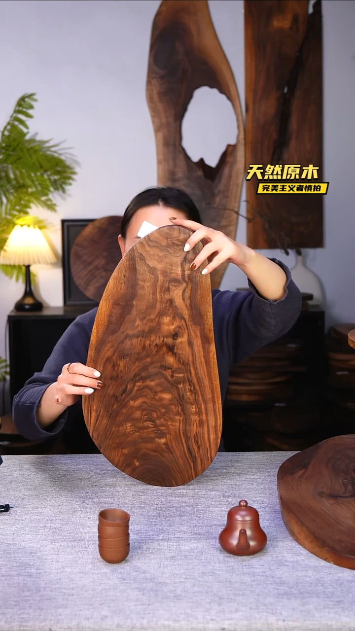 木北美黑胡桃原木.干裂疤结不属于商品质量问题完美主义者慎拍