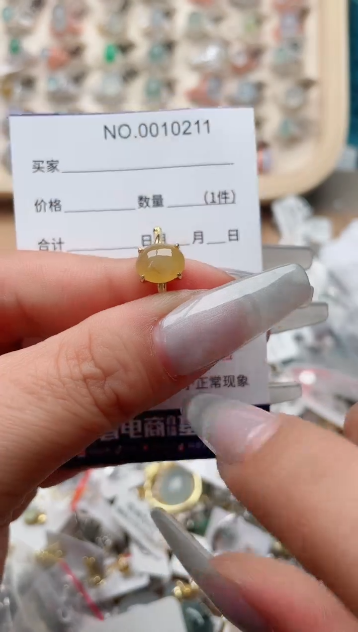 【闪购商品】翡翠戒指银S925镶嵌、